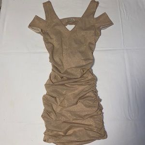 Gold Shimmery Glitter Dress S